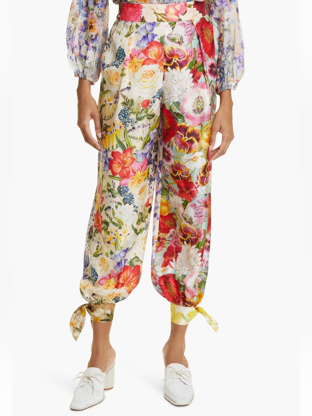 Zimmerman Wonderland Floral Silk Pants. Size 1. Like New!
